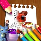 Dragon Rescue Riders Coloring Book